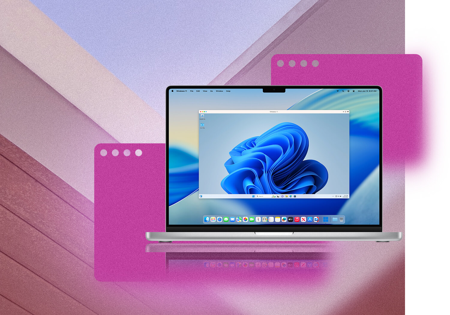 Parallels Desktop ejecutando Windows 11 en un Mac